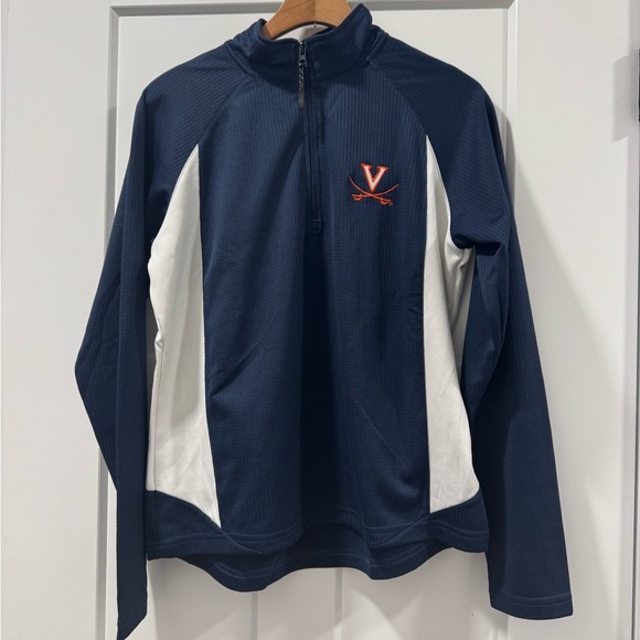 Turfer Virgina 1/4 zip jacket navy size large - Picture 1 of 6